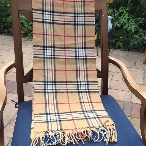 100 % Cashmere Accessories - Cashmere Plaid Scarf  68” x 12” 100% Cashmeres